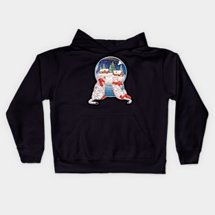 New year tigers Kids Hoodie